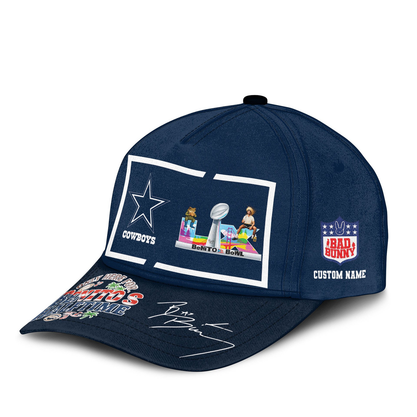 DC Premium NFL Only Here For Benitos Halftime Cap DDT HLPHUONG