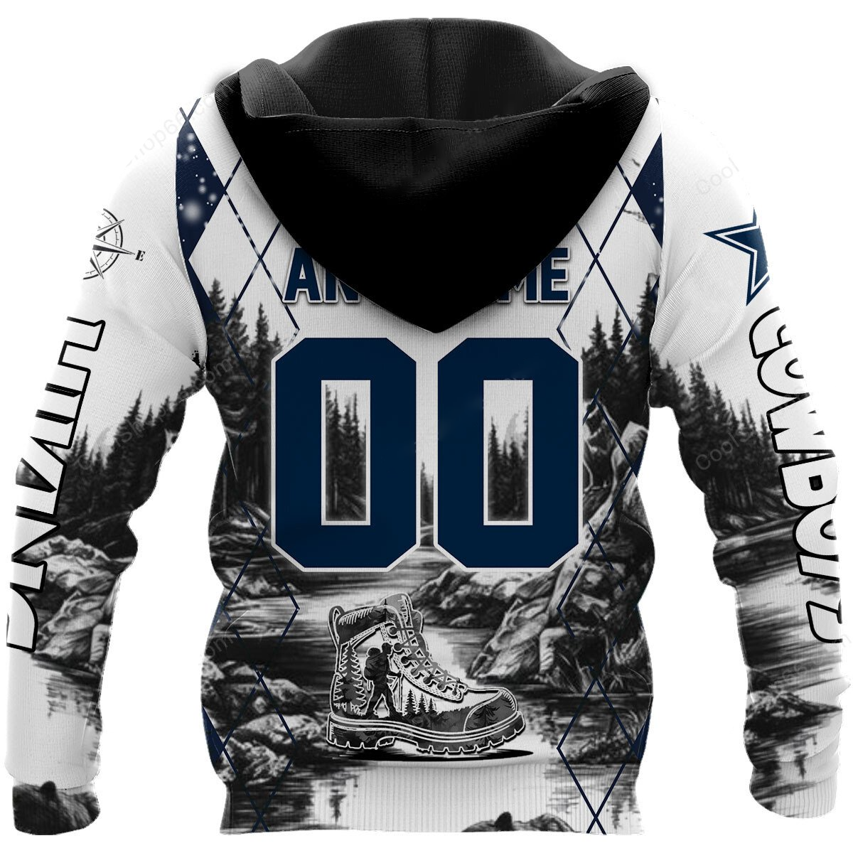 DC x NFL Hiking 3D Hoodie DDT CTND