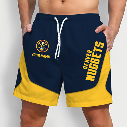 DEN x NBA Team Special Short Pants For Men Custom Name Gifts DATND TANTD