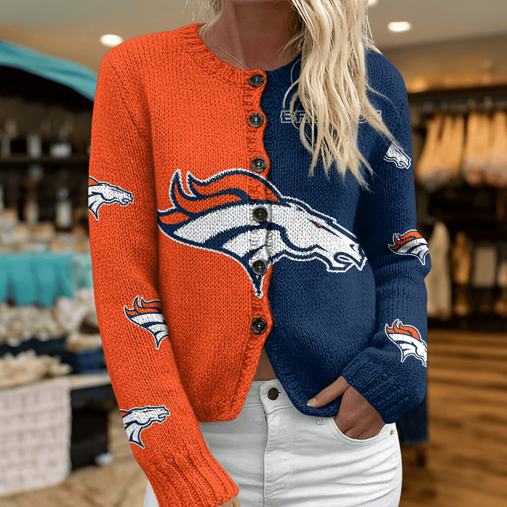 DEN x NFL Cardigan Sweatshirt With Button v1  DatND DVT