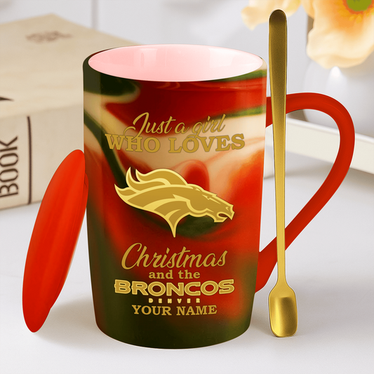 DEN x NFL Christmas Ceramic Cup DATND TANTD
