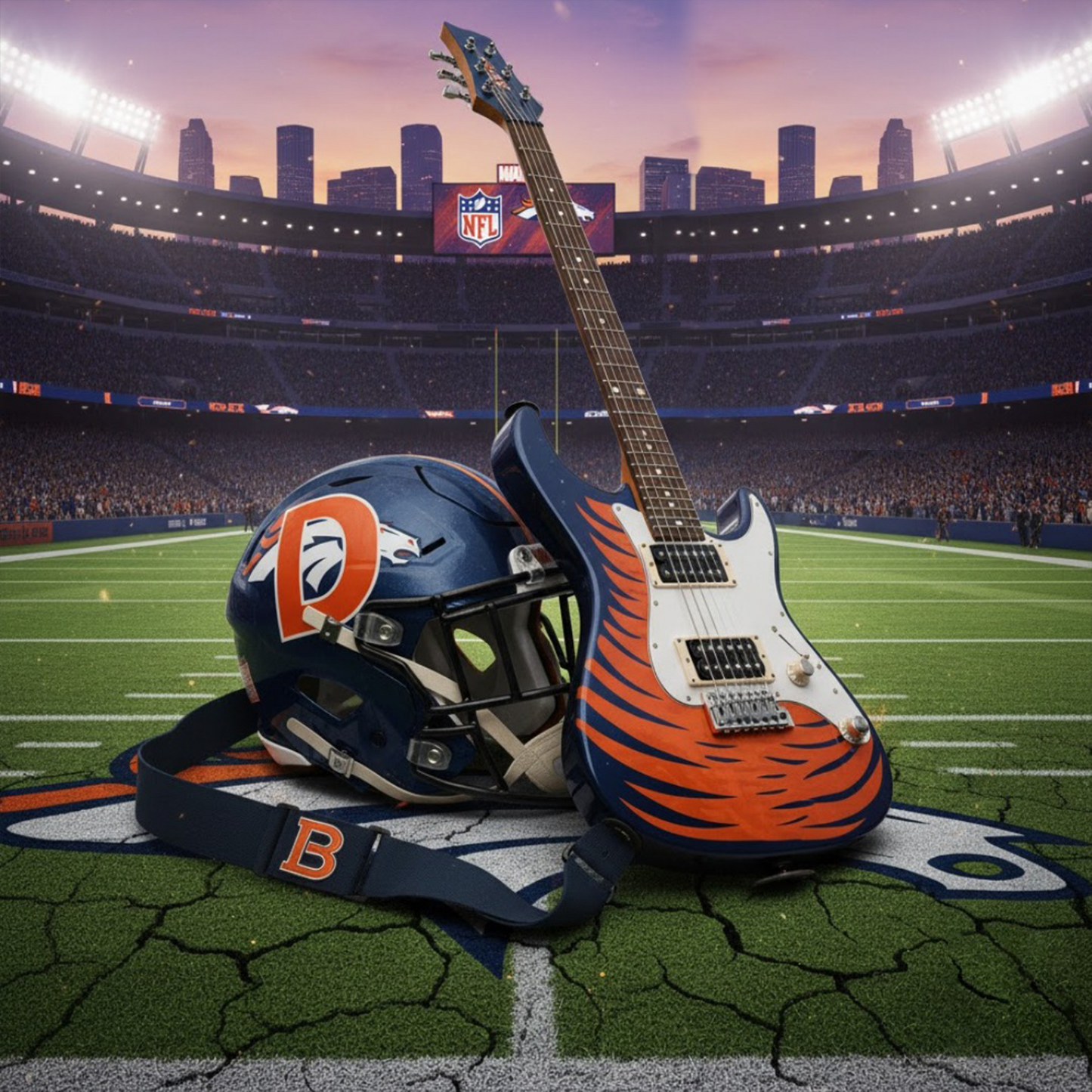 DEN x NFL Signature Decor Statue DatND DVT