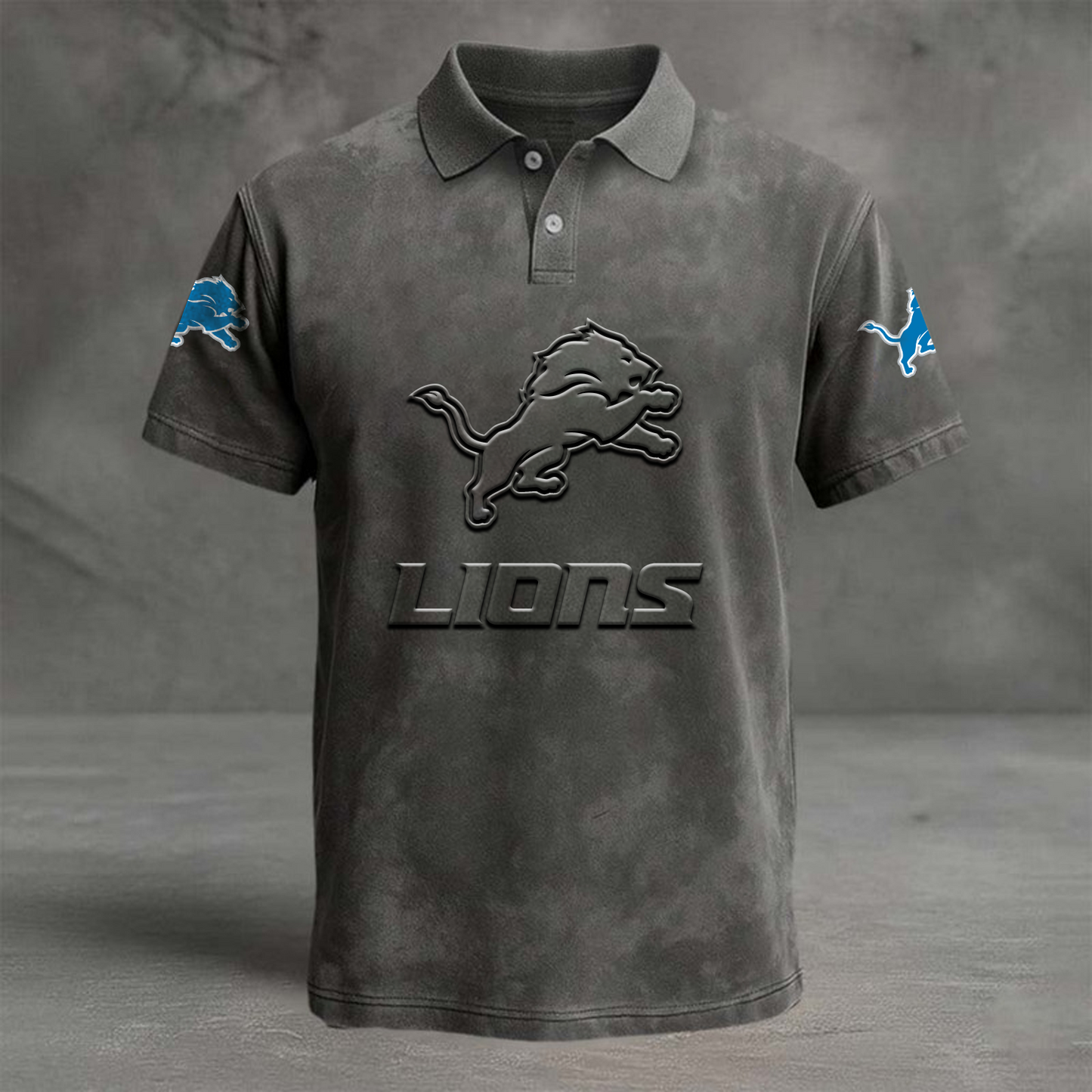 DET x NFL Embossed Polo Shirt DATND TANTD