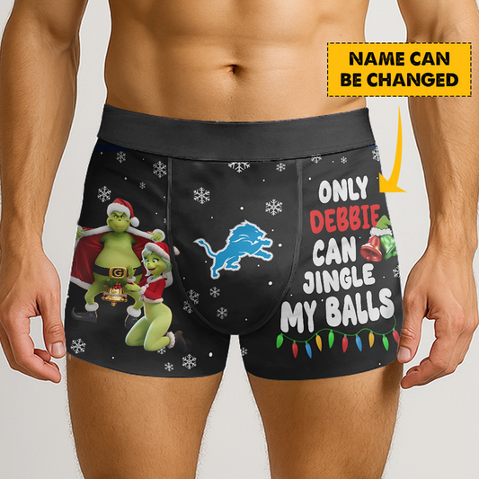 DET x NFL Funny Grinch Men Boxers Personalized Any Name DatND DVT