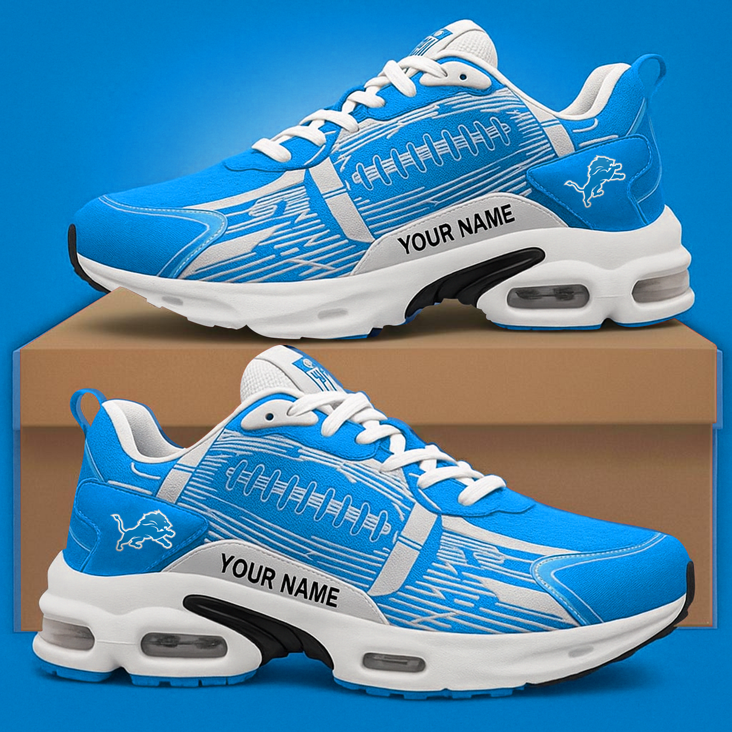 DET x NFL Sport Sneakers Limited Edition DATND TANTD 101125