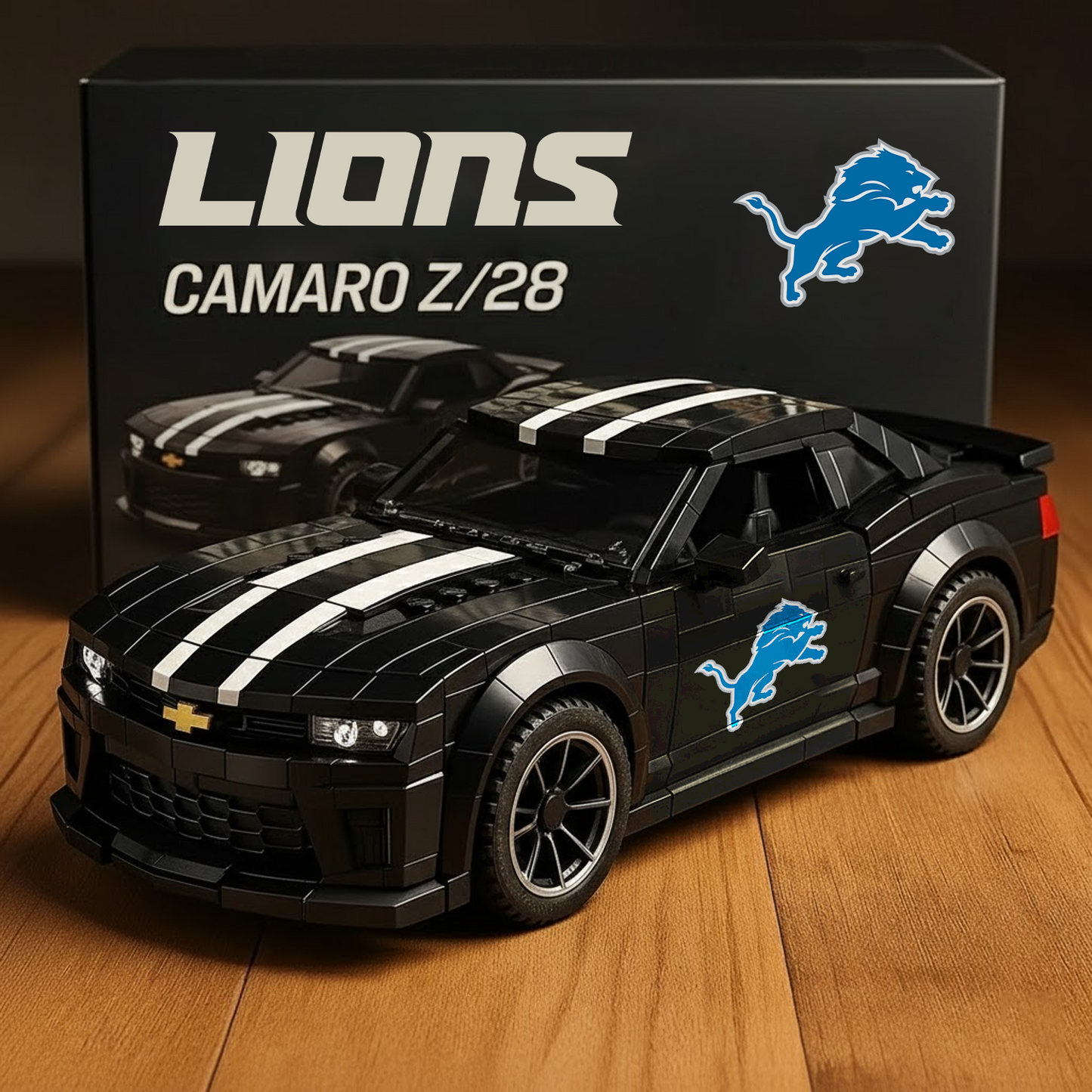 DET x NFL Football Team Camaro Z28 DATND TANTD