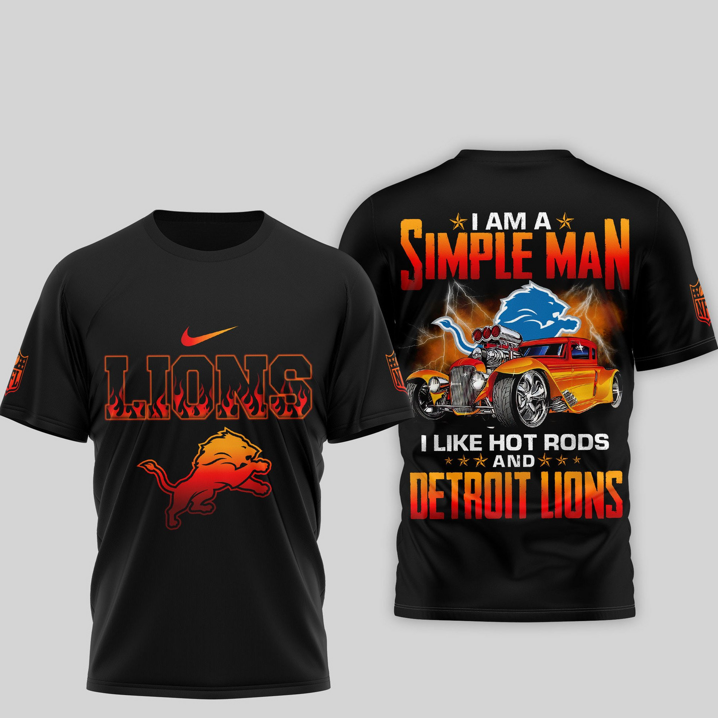 DL Premium NFL Hot Rods 3D Shirt DDT HLPHUONG