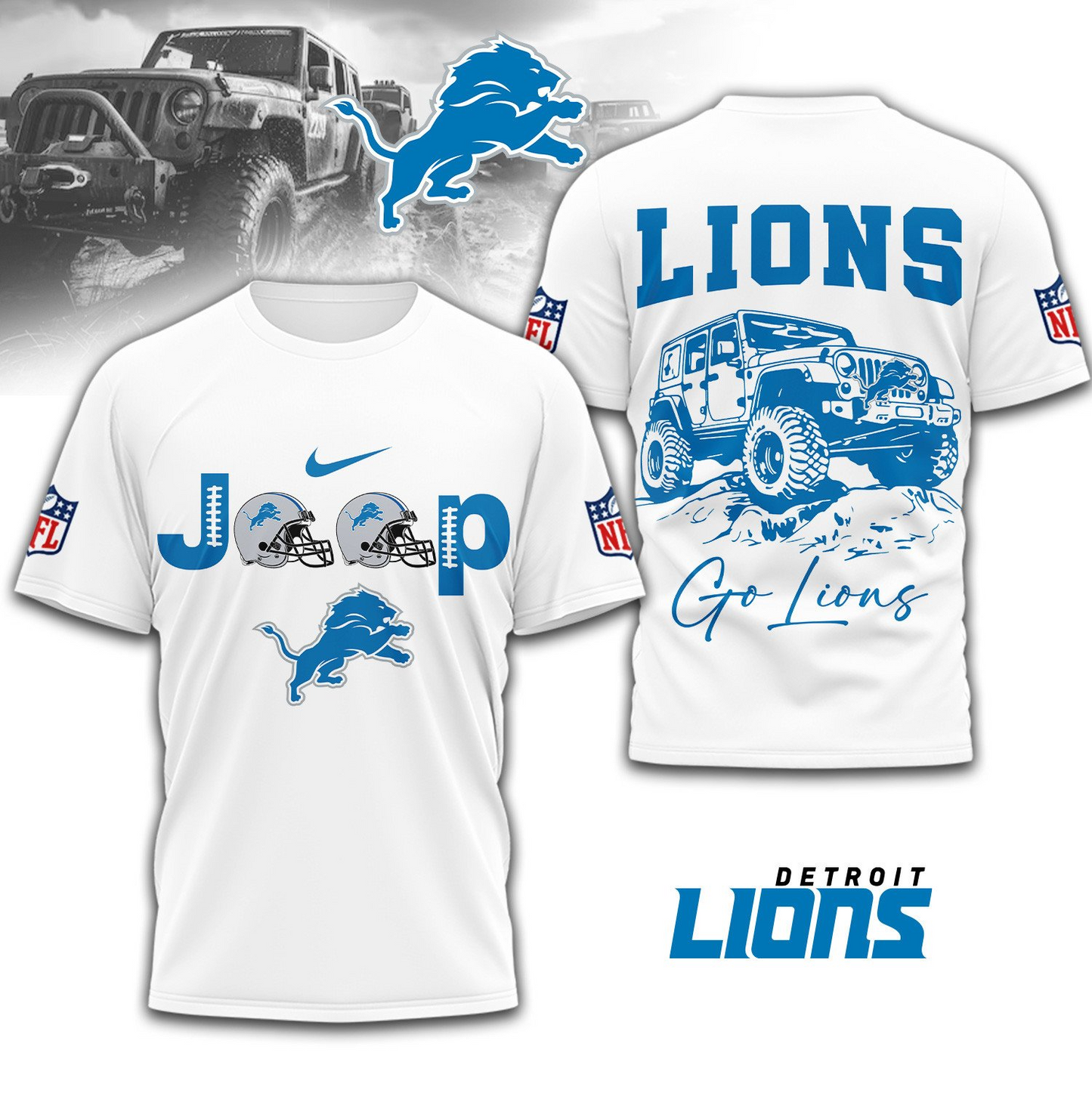 DL Premium NFL Jeep 3D Shirt DDT 101125 NTL