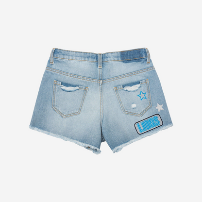 DL Womens Team Logo Denim Shorts DDTTTV