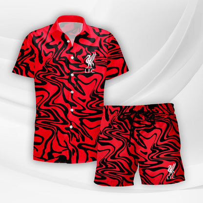 Liverpool FC Hawaiian Shirt And Short Pants DDT