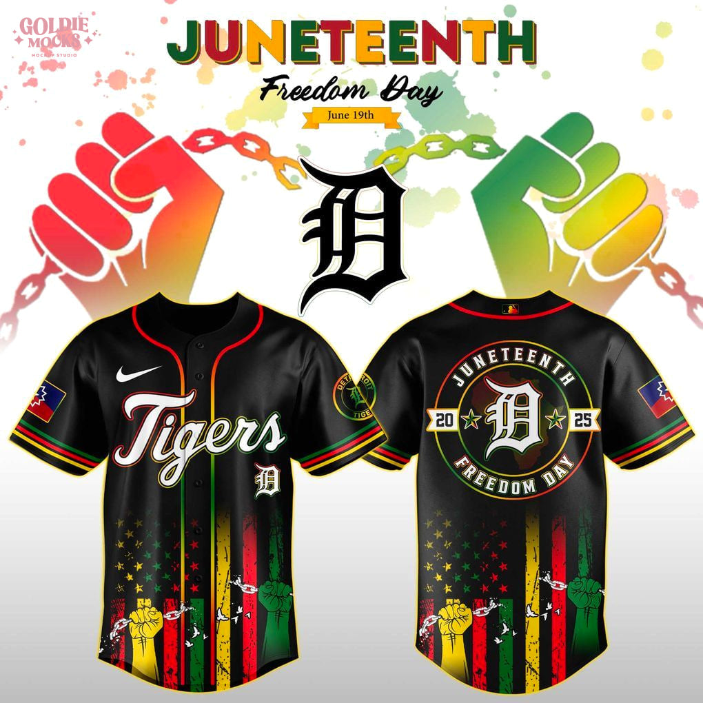 Detroit Tigers MLB X Juneteenth Day Baseball Jerseys NDD