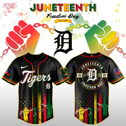 Detroit Tigers MLB X Juneteenth Day Baseball Jerseys NDD