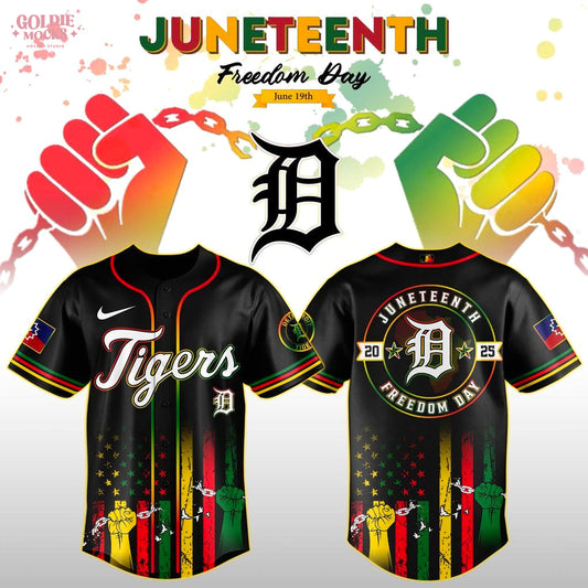 Detroit Tigers MLB X Juneteenth Day Baseball Jerseys NDD
