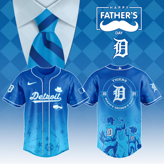 Detroit Tigers Special Father’s Day Baseball Jerseys DDTTTV