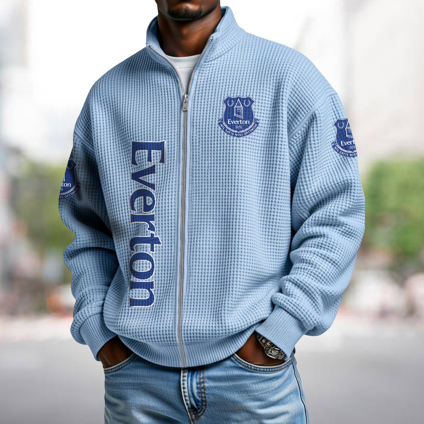 EVE x EPL Waffle Zip Up Sweatshirt DatND DVT