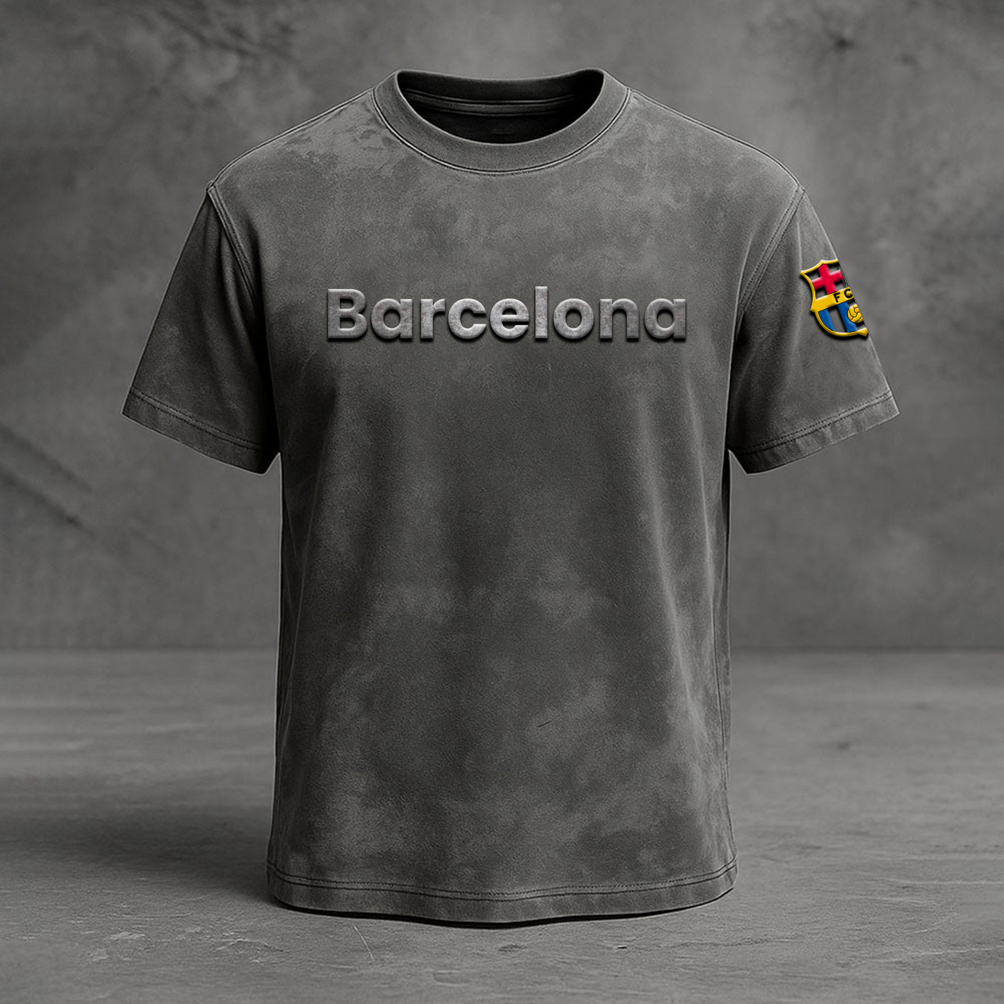 FCB x UEFA Embossed Tshirt DATND TANTD 2310