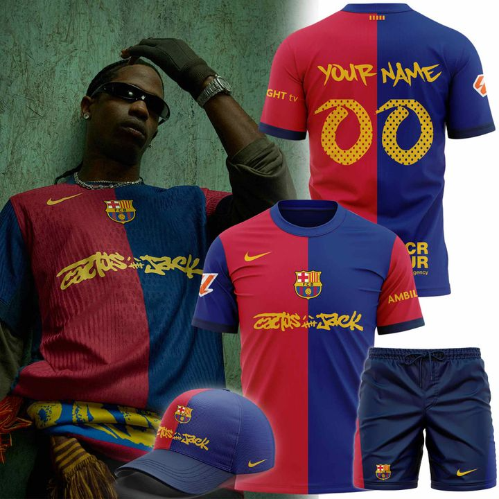 FC BARCELONA X TRAVIS SCOTT 2025 Shirt NDD