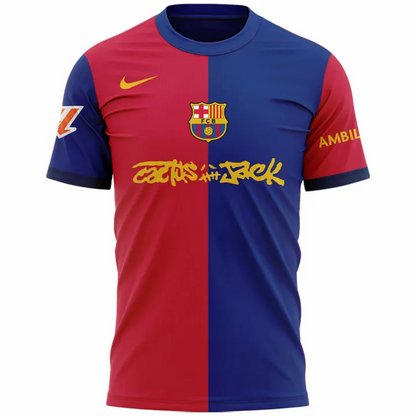 FC Barcelona x Travis Scott Cactus Jack 2025 Home Jersey