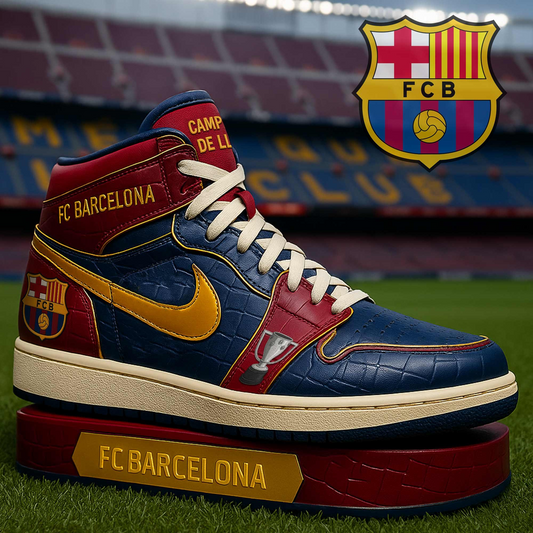 FC Barcelona Campeones La Liga Air Jordan 1 DDTCTND