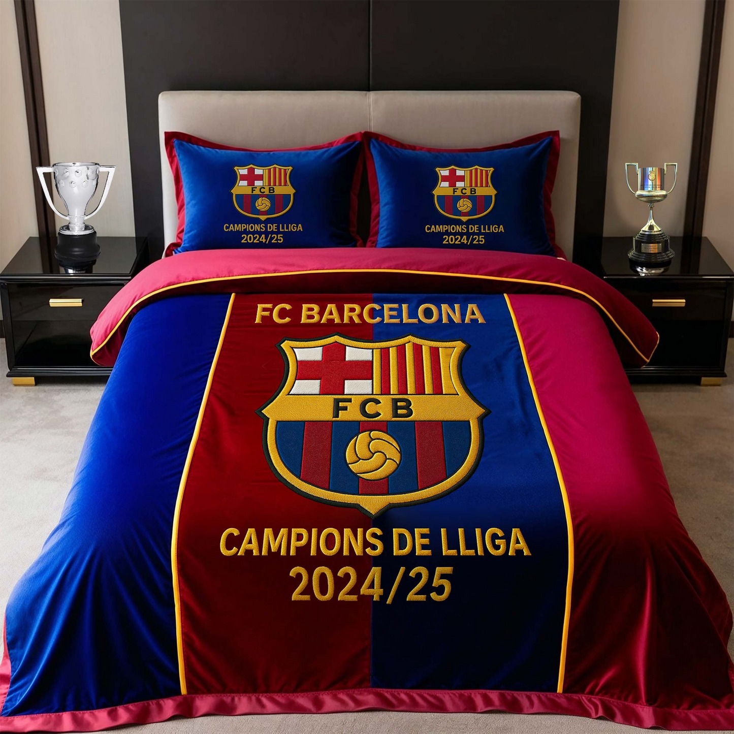 FC Barcelona Campeones La Liga Bedding Set DDTCTND