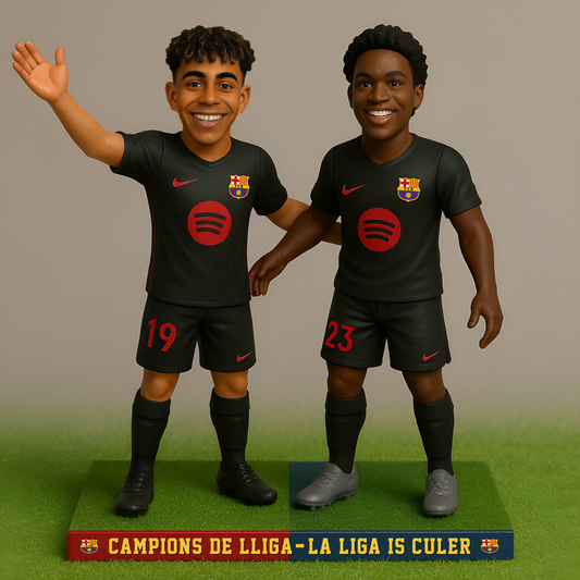 FC Barcelona Campeones La Liga V4 Premium Acrylic Plaque DDTCTND