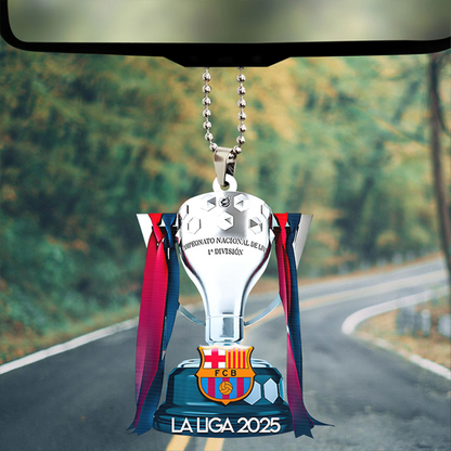 FC Barcelona Custom Shape 2 Sided Acrylic Car Ornament NDD