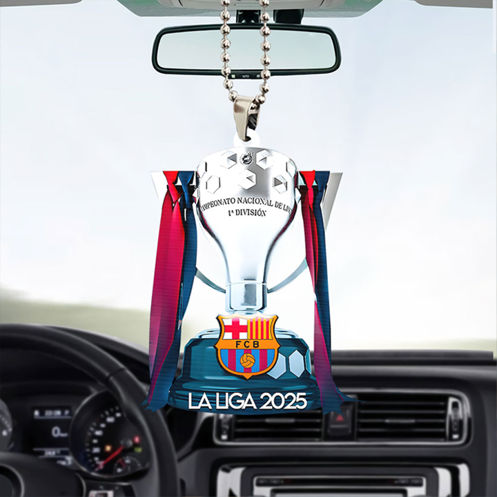 FC Barcelona Custom Shape 2 Sided Acrylic Car Ornament NDD