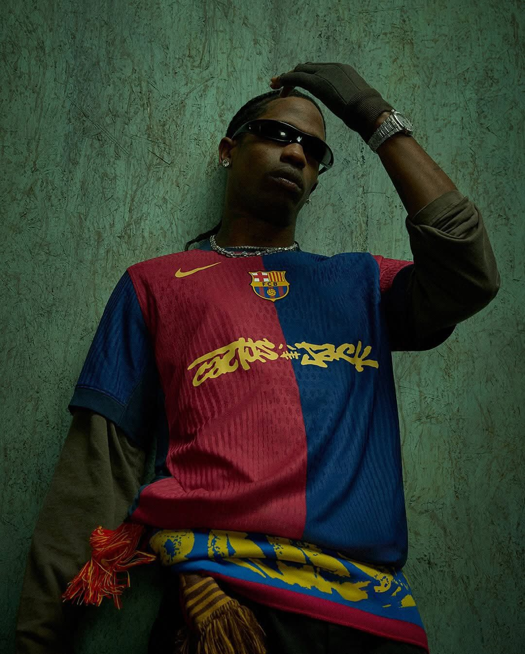 FC Barcelona x Travis Scott Cactus Jack 2025 Home Jersey