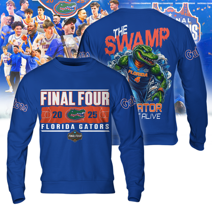 Florida Gators Mens Basketballl Hoodie Championship V14 2025