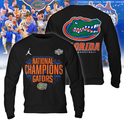 Florida Gators Mens Basketballl Hoodie Championship V1 2025
