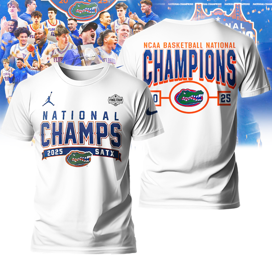 Florida Gators Mens Basketballl Hoodie Championship V2 2025