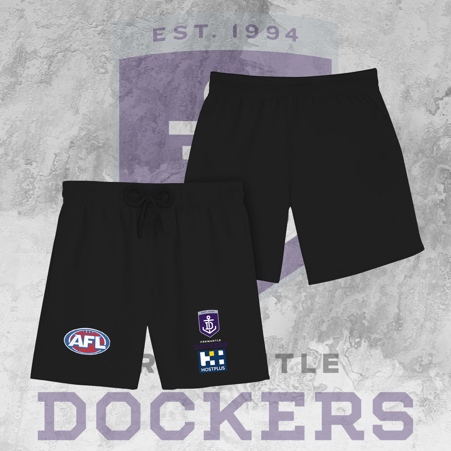 Fremantle Dockers AFL 2025 Polo Shirt TM NTA V2