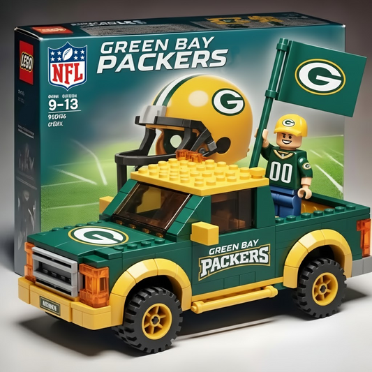 GB x NFL Building Blocks Truck Toy Set DatND DVT