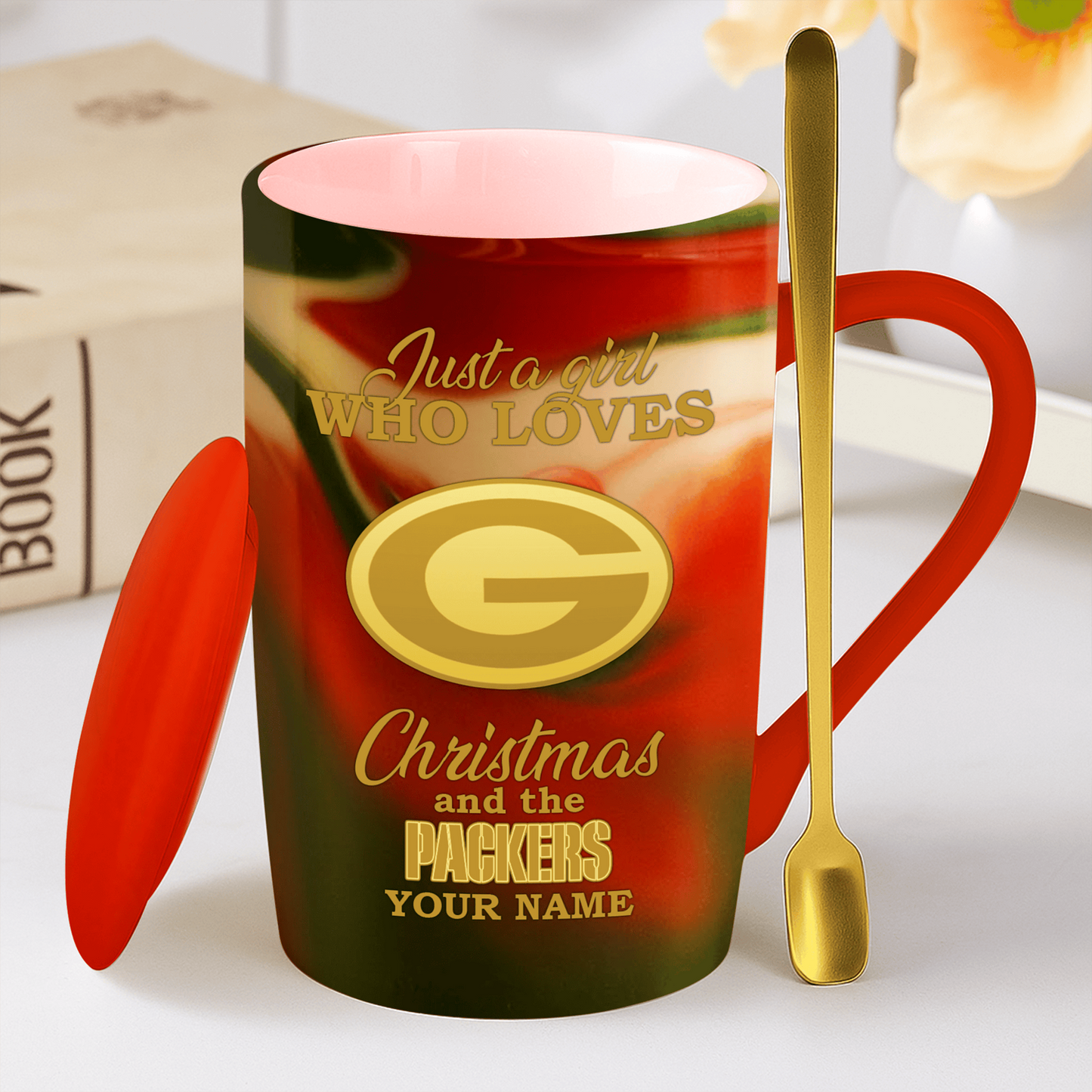 GB x NFL Christmas Ceramic Cup DATND TANTD