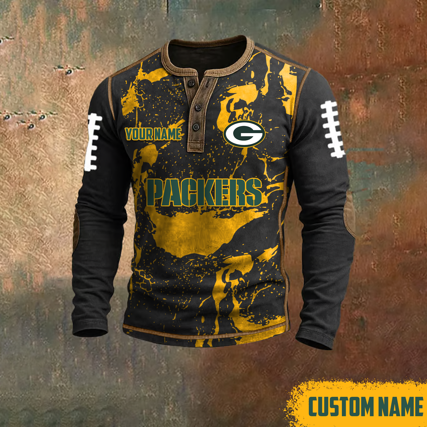 GB x NFL LONG SLEEVE SHIRT DATND TANTD