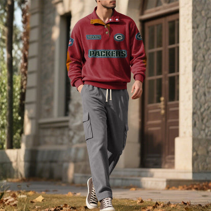 GB x NFL Men's Corduroy Sweatshirt 1011 DatND DVT