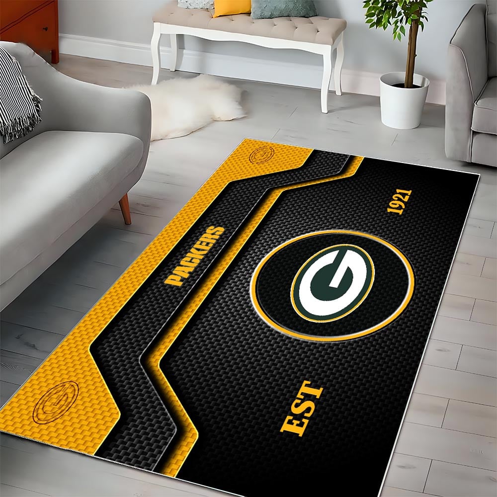GB x NFL Modern Sports Living Room Rug DatND DVT