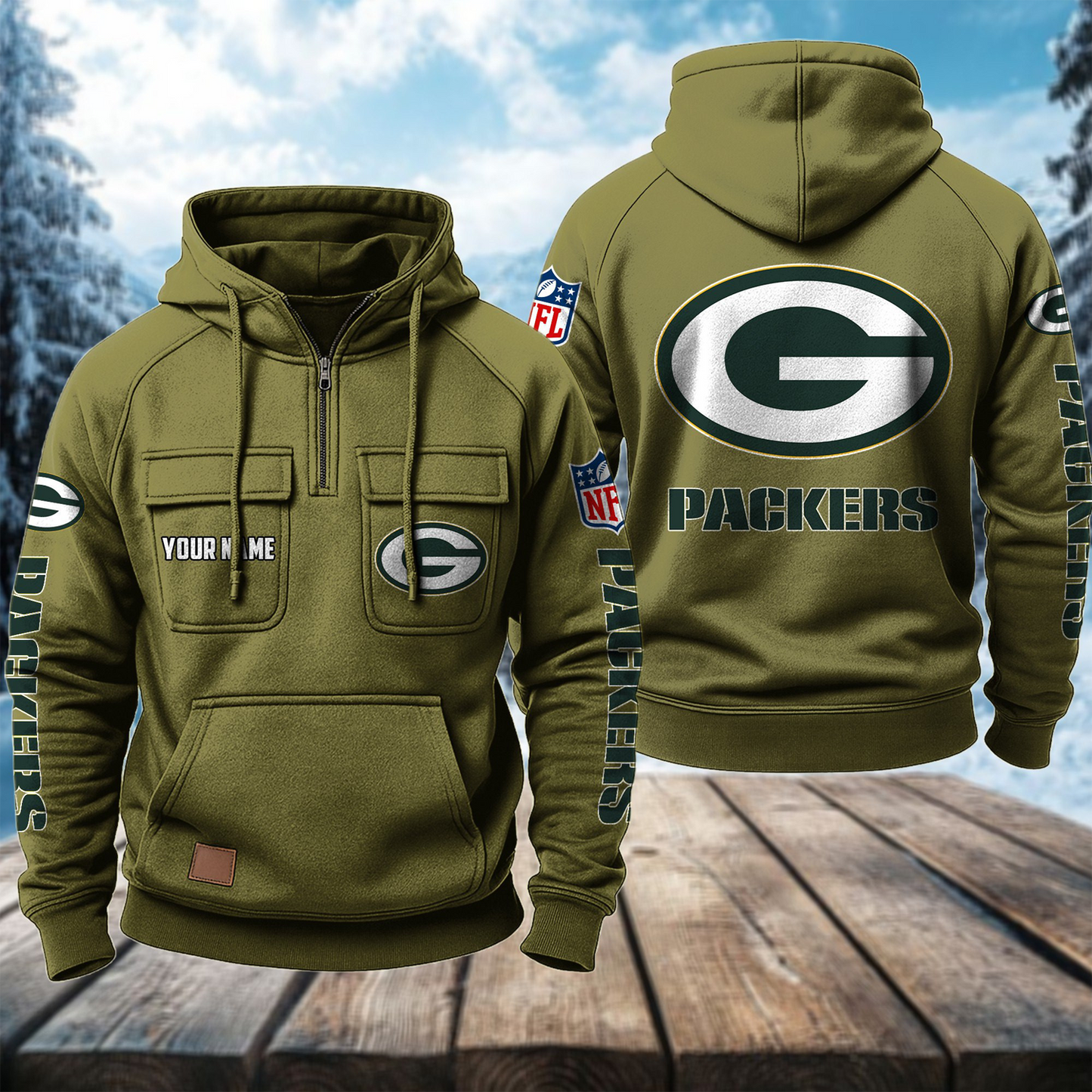 GB x NFL Premium Hoodie DATND TANTD