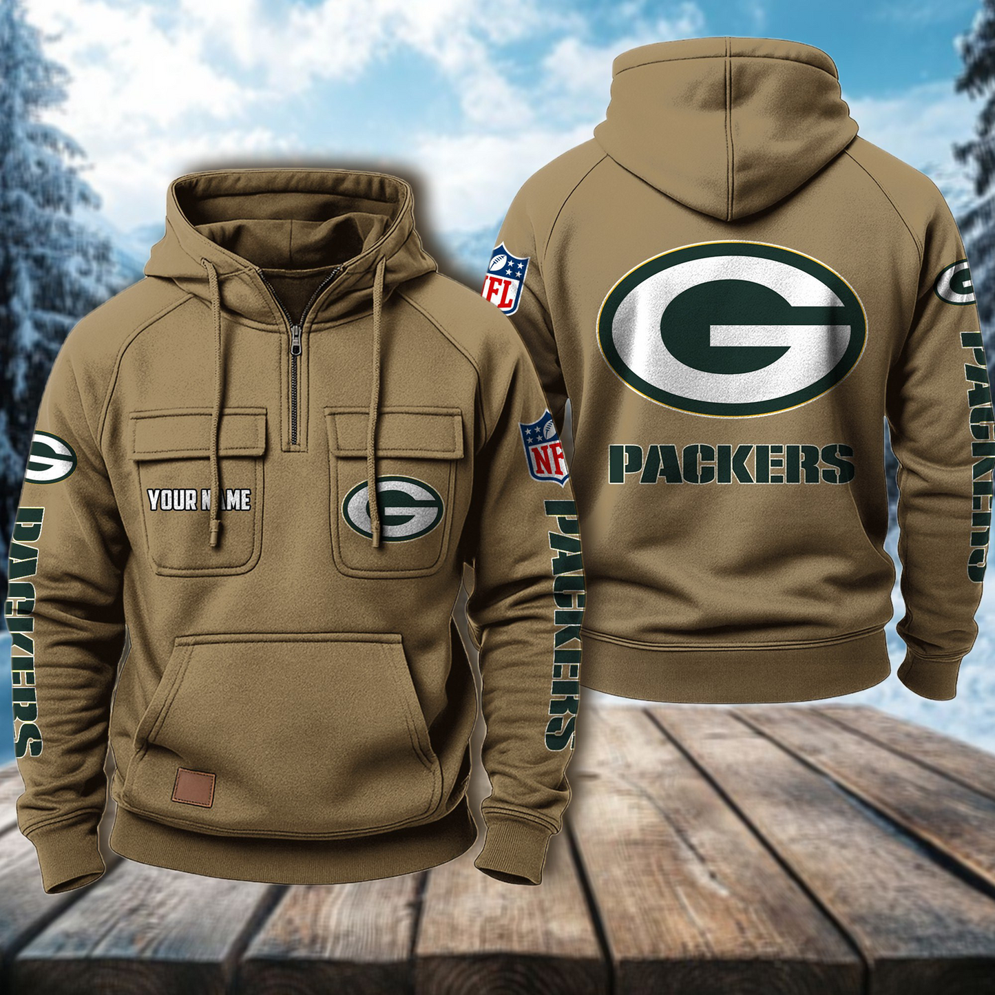 GB x NFL Premium Hoodie DATND TANTD