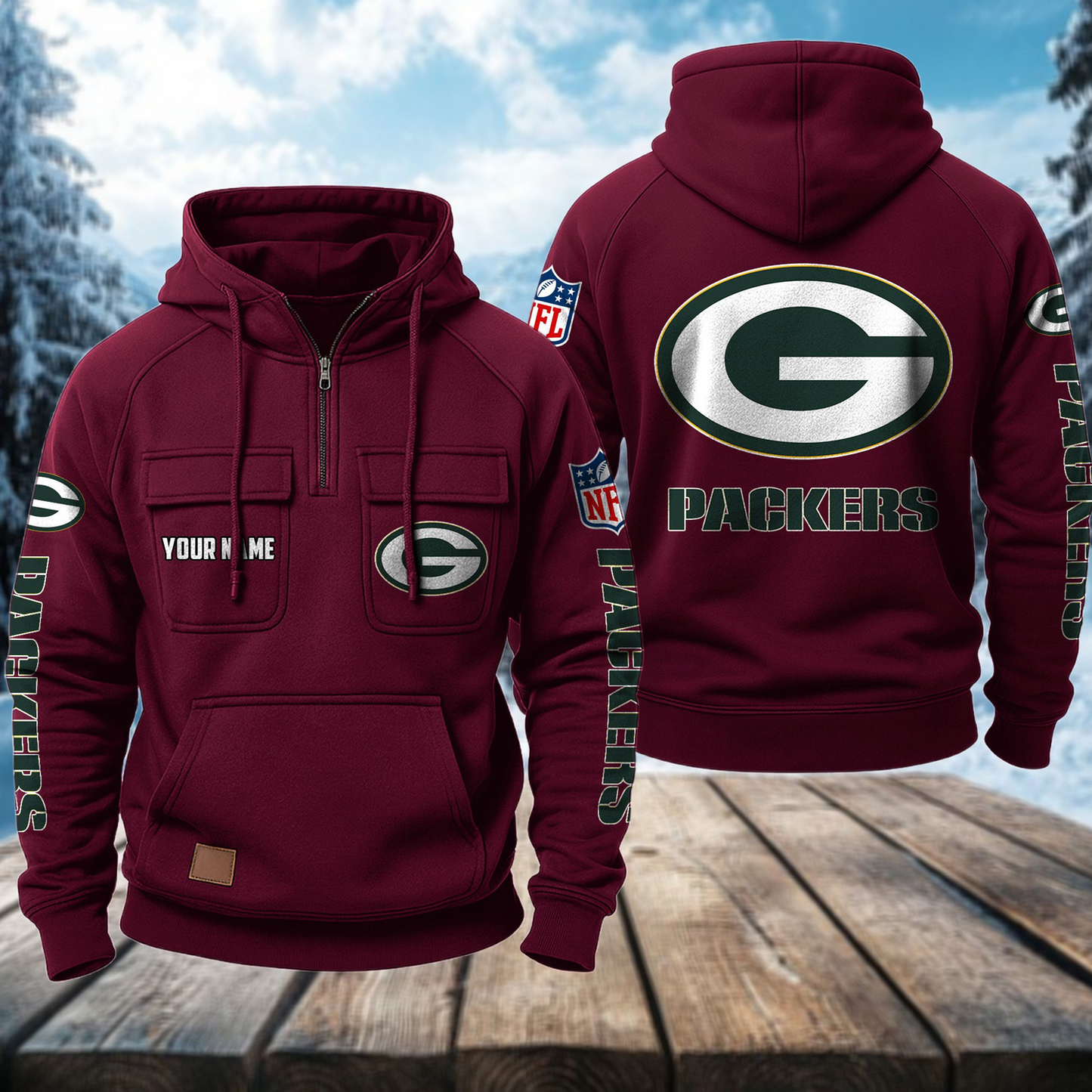 GB x NFL Premium Hoodie DATND TANTD