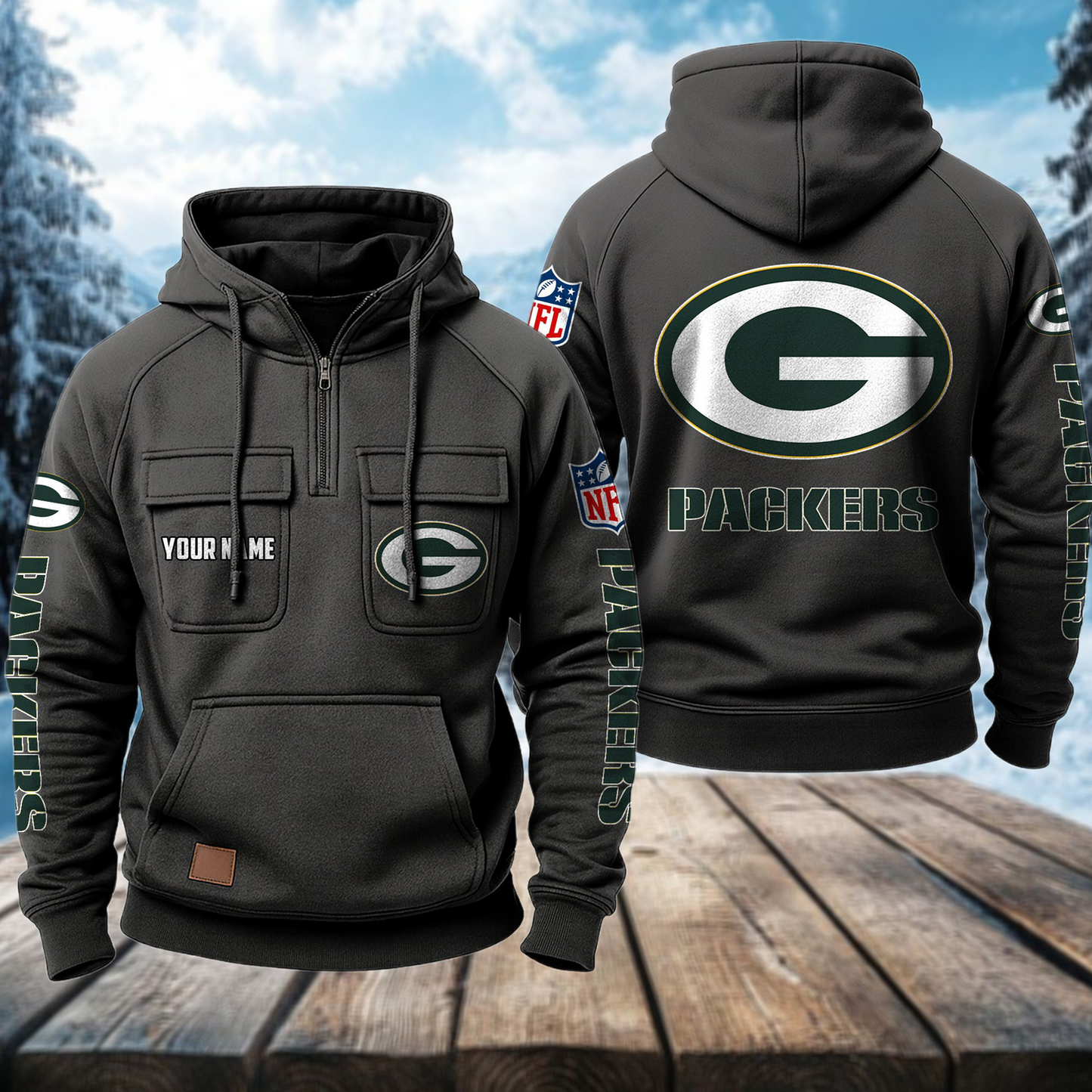GB x NFL Premium Hoodie DATND TANTD