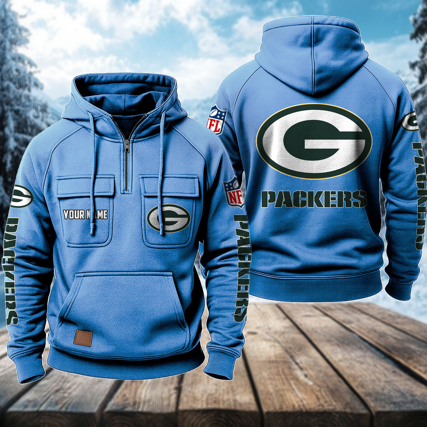 GB x NFL Premium Hoodie DATND TANTD