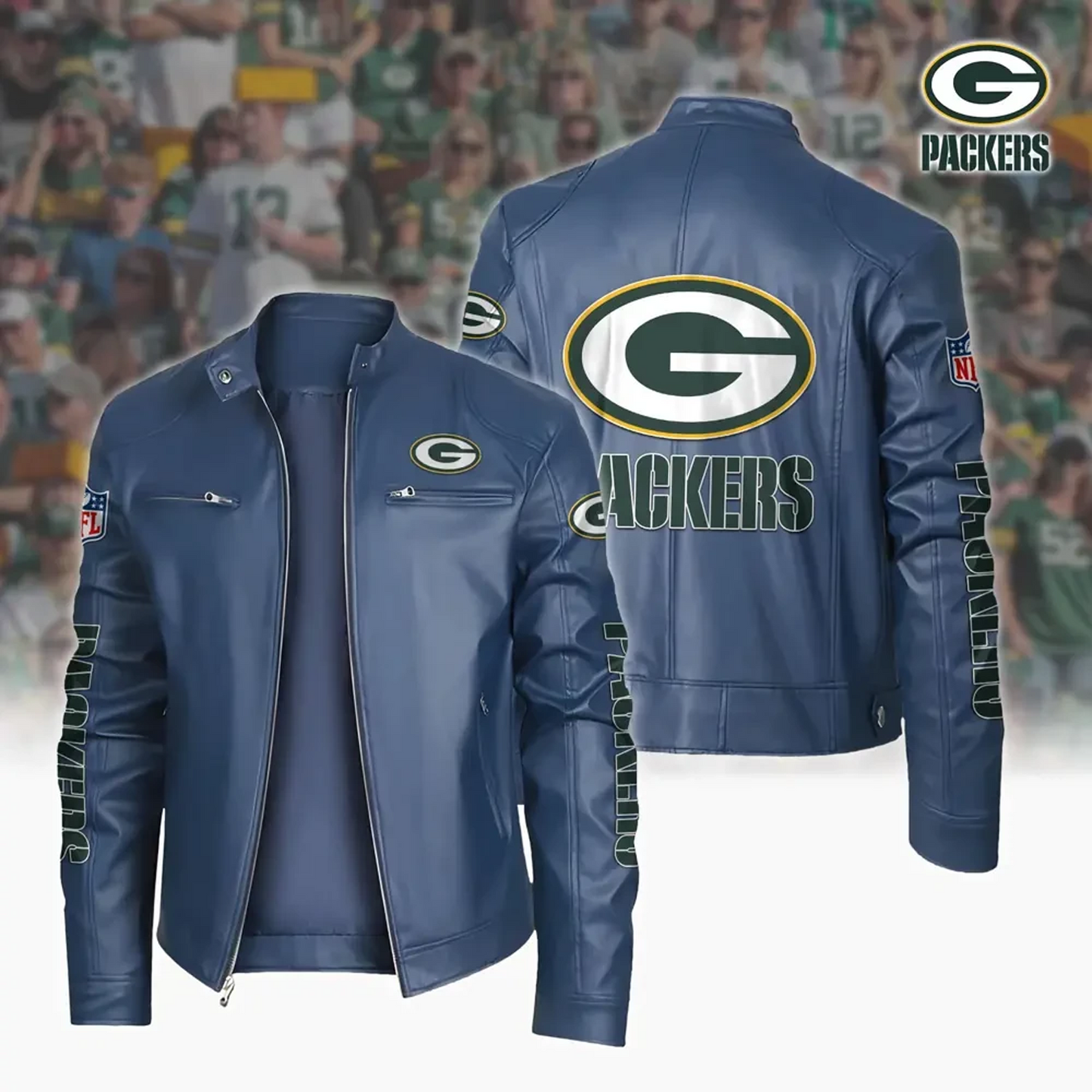 GB x NFL Sport Leather Jacket DATND TANTD