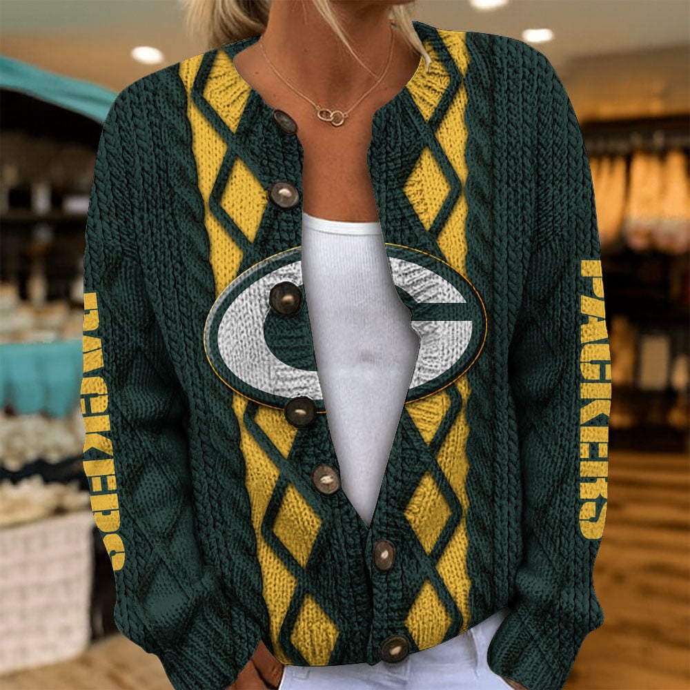GB x NFL Women's Cardigan Sweater DatND DVT