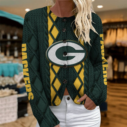GB x NFL Women's Cardigan Sweater DatND DVT