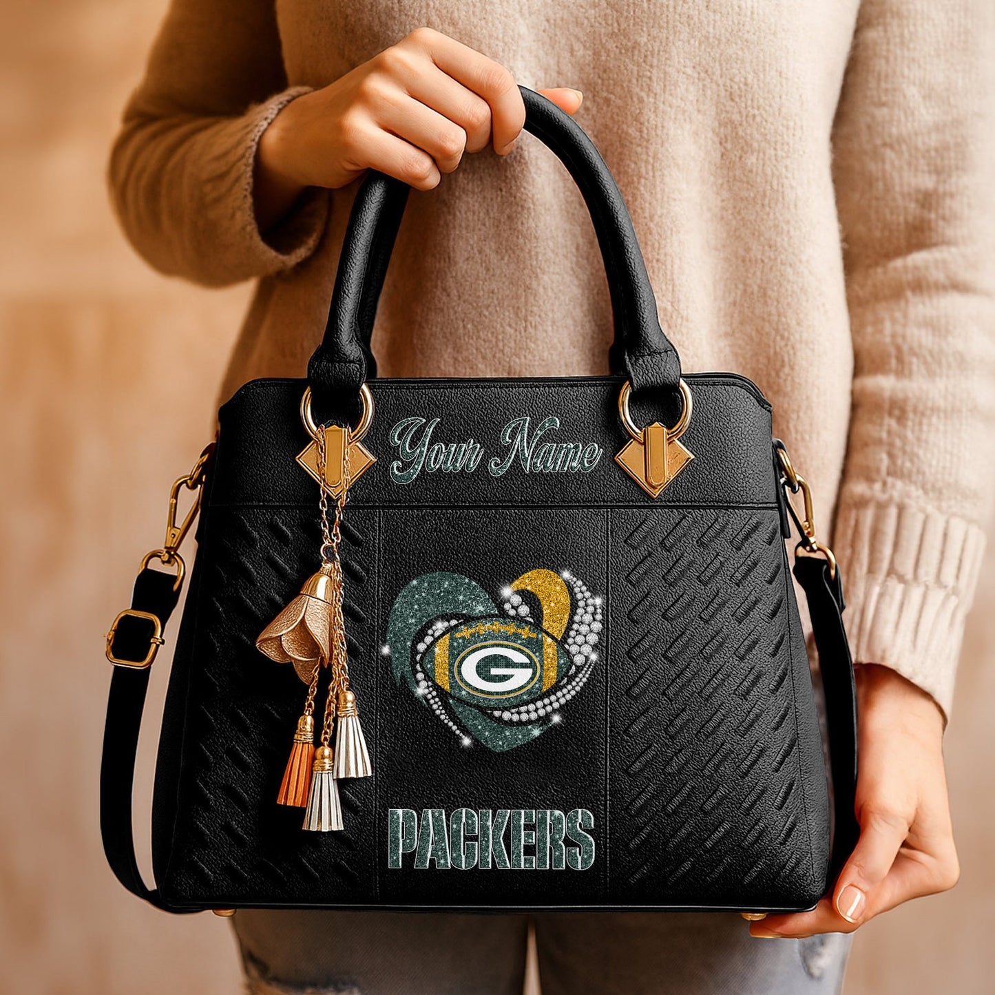 GB x NFL Zip Handbag 0811 DatND DVT