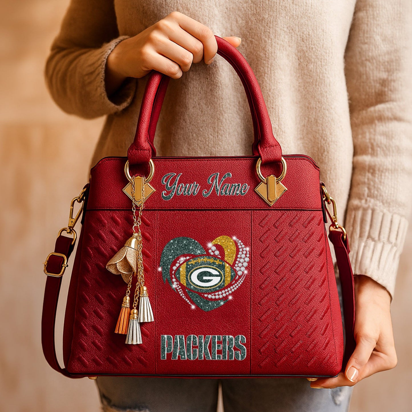 GB x NFL Zip Handbag 0811 DatND DVT
