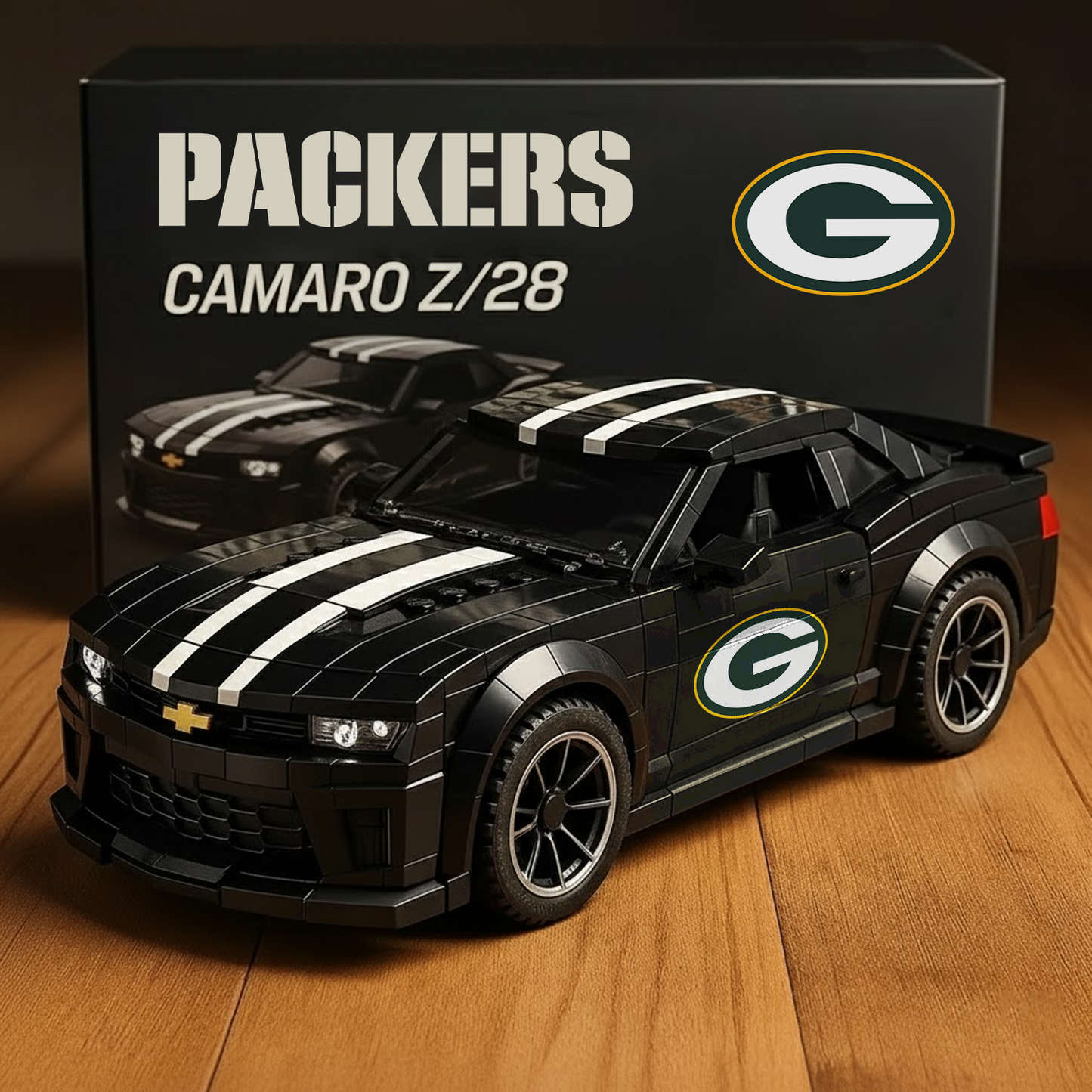 GB x NFL Football Team Camaro Z28 DATND TANTD