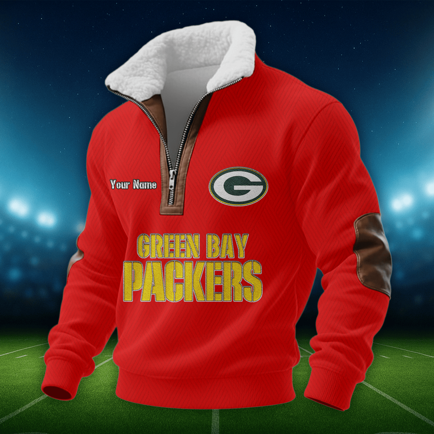 GBP NFL Men Fur Collar Sweatshirt DDT CTND