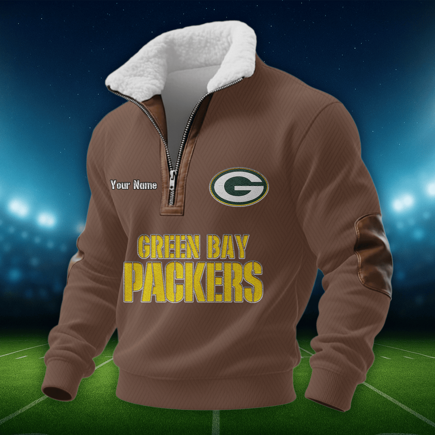 GBP NFL Men Fur Collar Sweatshirt DDT CTND